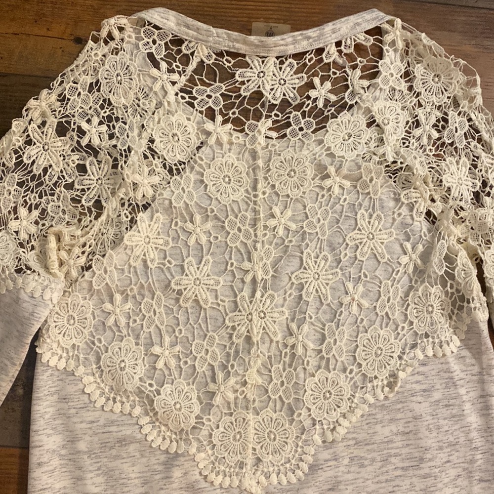 Kenzie lace sweatshirt